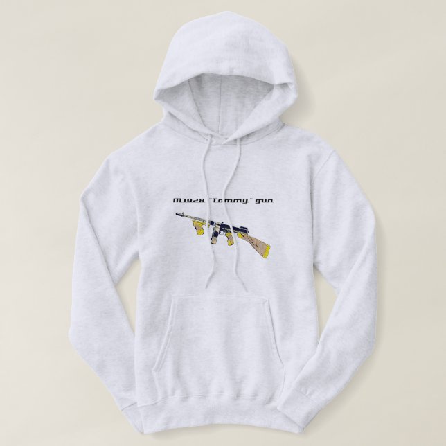 Veste À Capuche Classique Roy Lichtenstein Tommy Gun  (Design devant)