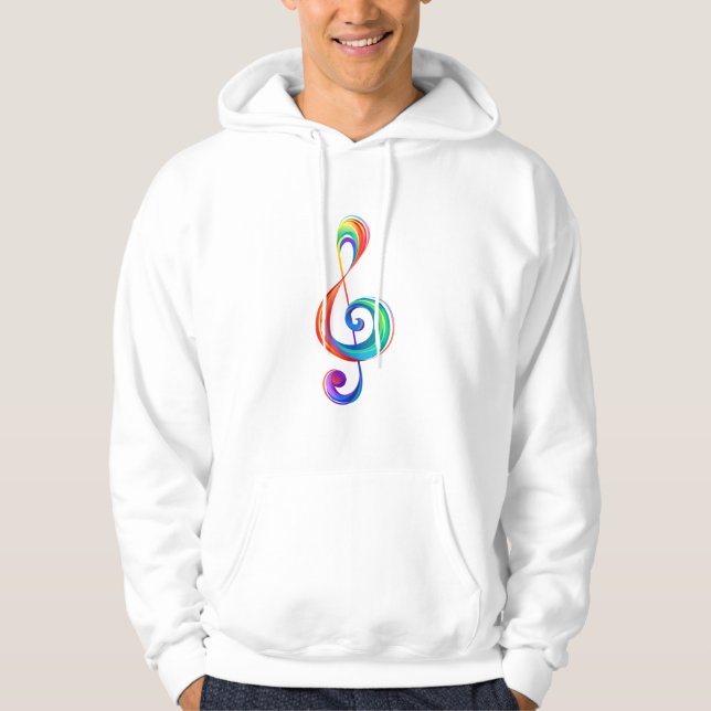 Veste À Capuche Clé arc-en-ciel (Devant)