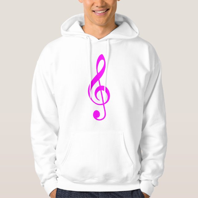 Veste À Capuche Clé de sol (Devant)