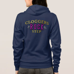 Veste À Capuche Clogging Cloggers Rock Step double face