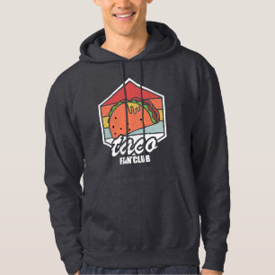 Veste À Capuche club de fans de tacos tacos rétro nourriture mexic