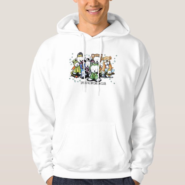 Veste À Capuche Club de l'optimisme rancunier (Devant)