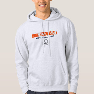 Veste À Capuche Club de Pickeleball Dink de manière responsable