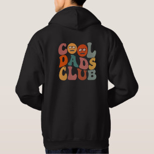 Veste À Capuche Club des papas cool papa Fête des pères Rétro Groo