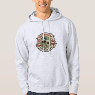 Veste À Capuche Club des survivants de l'équipe de nuit Caféine In