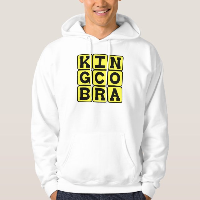 Veste À Capuche Cobra royal, Serpent mortel (Devant)