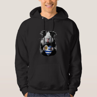 Veste À Capuche Cochon d'Inde Drapeau Uruguay Fierté Uruguayenne U
