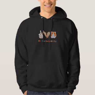Veste À Capuche Cochon d'Inde Paix & Amour Cochons d'Inde pour fil