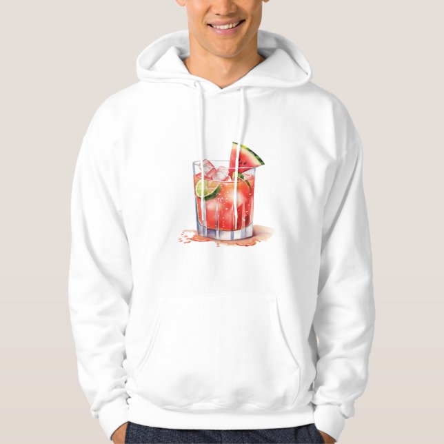 Veste À Capuche Cocktail de crème de pastèque (Devant)