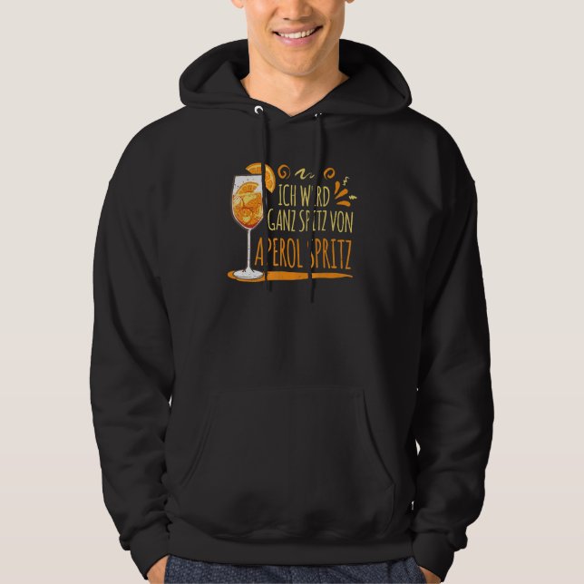 Veste À Capuche Cocktail J'Ai Porté Ganz Spitz Par Aperol Spritz (Devant)