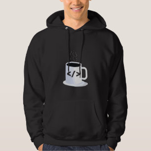 Veste À Capuche Code de programmation amusant pour le café de cod