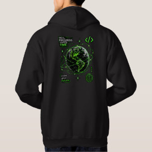 Veste À Capuche Code Futur Globe Néon