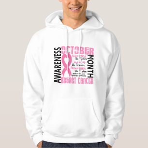 Veste À Capuche Coeur 1,5 de mois de conscience de cancer du sein