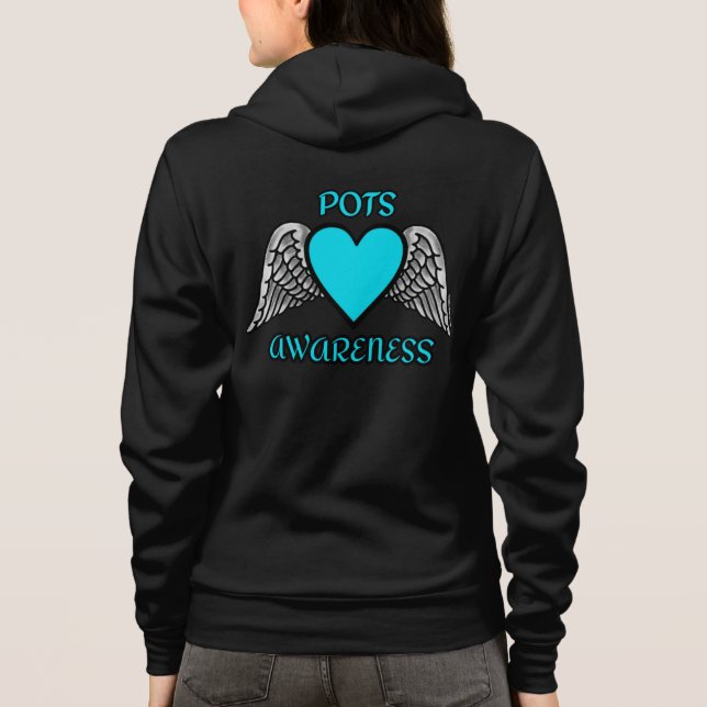 Veste À Capuche Coeur/ailes...POTS (Dos)