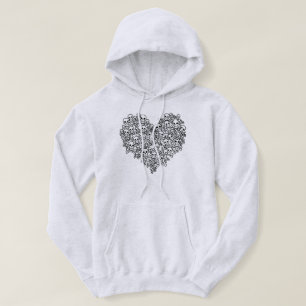 Veste À Capuche Coeur crâne