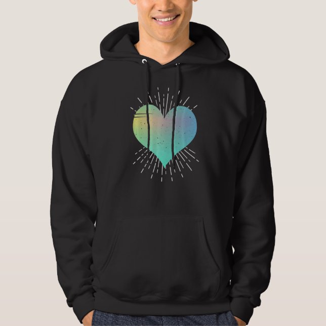 Veste À Capuche Coeur d'amour 3 (Devant)