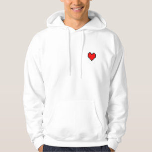 Veste À Capuche Coeur de jeu vidéo de pixel