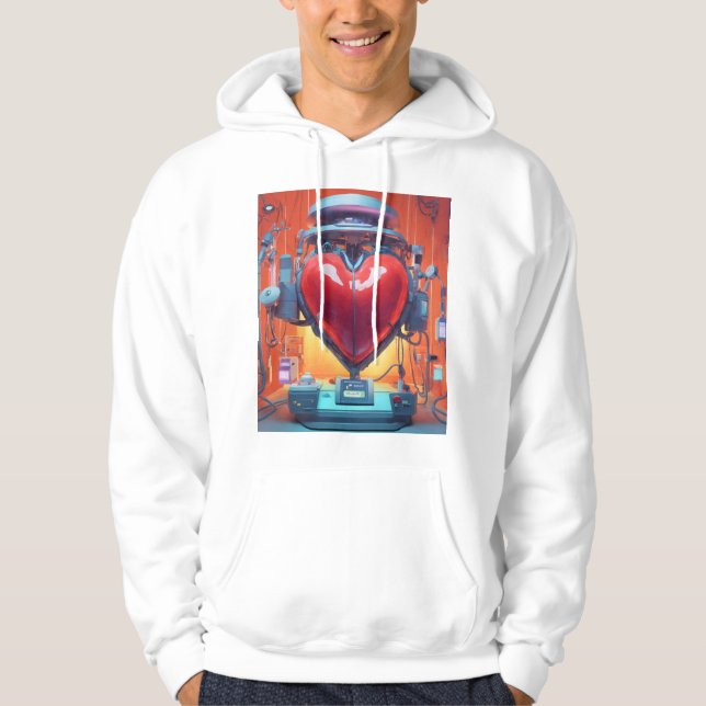 Veste À Capuche Coeur de l'avenir" (Devant)