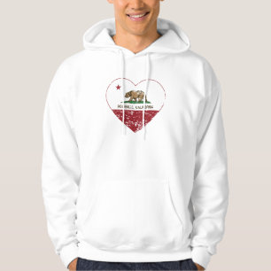 Veste À Capuche coeur de roseville de drapeau de la Californie