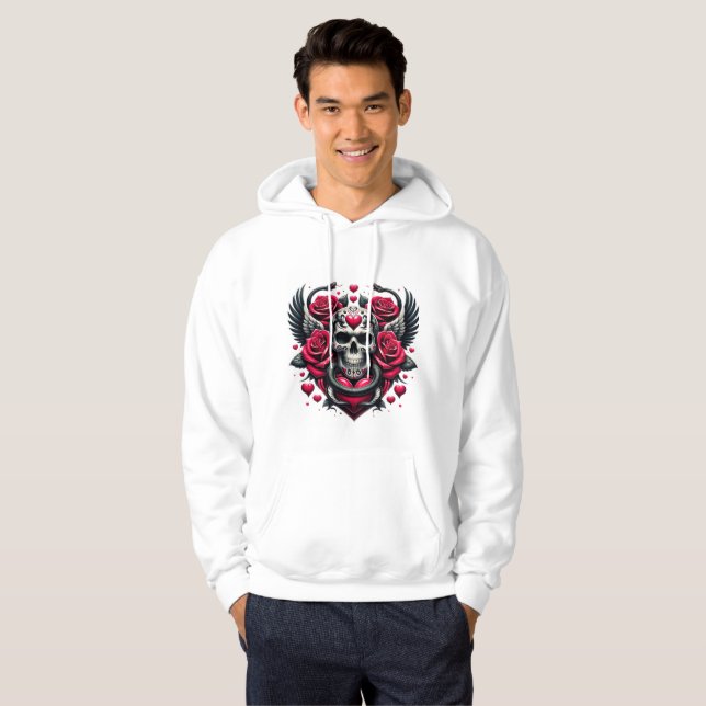 Veste À Capuche Coeur des ténèbres (Devant entier)