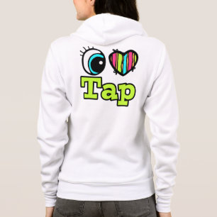 Veste À Capuche Coeur des yeux lumineux J'aime Tap