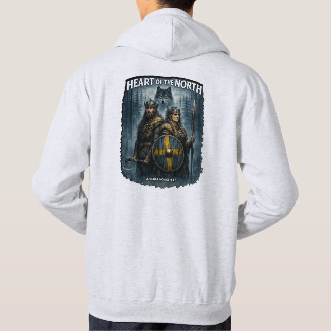 Veste À Capuche Cœur du Nord (Dos)
