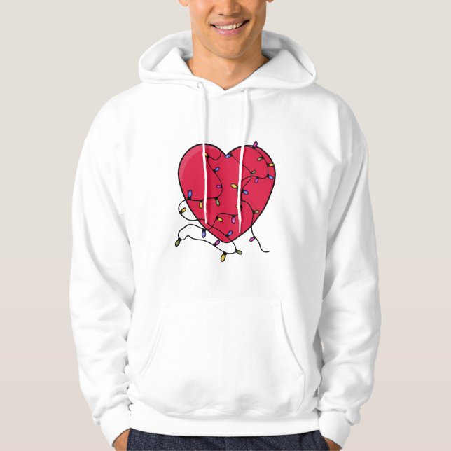 Veste À Capuche Coeur éclairé (Devant)