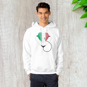 Veste À Capuche Cœur italien avec stéthoscope de soins de santé