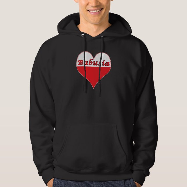 Veste À Capuche Coeur polonais Babusia (Devant)