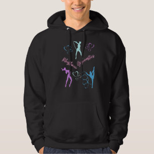 Veste À Capuche Coeurs de gymnastique rythmique