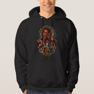 Veste À Capuche Collage des leaders de l'histoire noire Inspirant