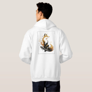 Veste À Capuche Collection de design blanc et or