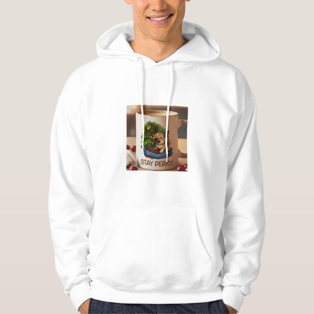 Veste À Capuche Collection Reste Dynamique : T-Shirt Chiot Récolte (Devant)