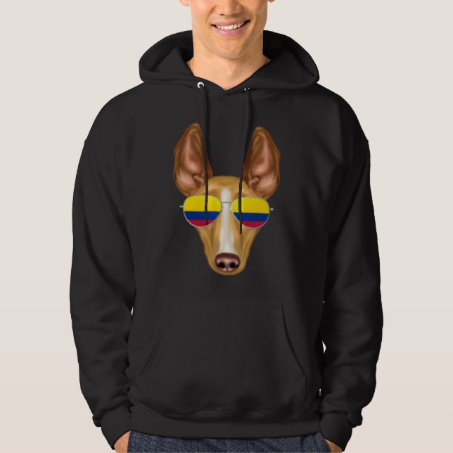Veste À Capuche Colombian Flag Cirnechi dellu2019Etna Dog Colombia (Devant)