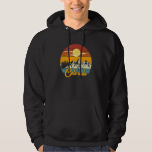 Veste À Capuche Colorado Perturbé Retro Montagnes Vintages Nature