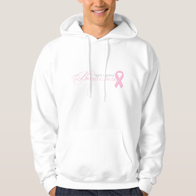 Veste À Capuche Combat contre le cancer du sein (Devant)