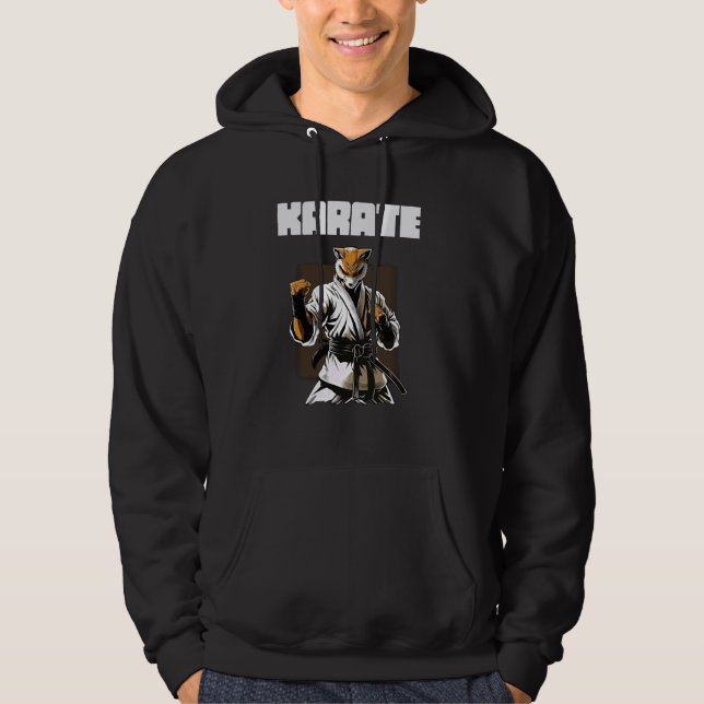 Veste À Capuche Combat Sports Karaté Fox (Devant)