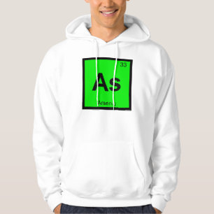 Veste À Capuche Comme - Chimie de l'Arsenic Symbole du Tableau Pér