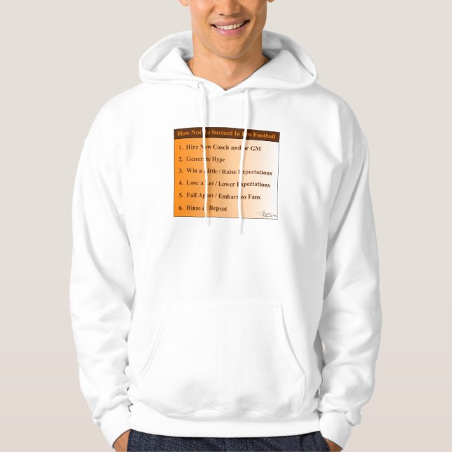Veste À Capuche Comment ne pas réussir dans le football (Devant)