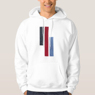 Veste À Capuche "Composition des tissus Abstraits"