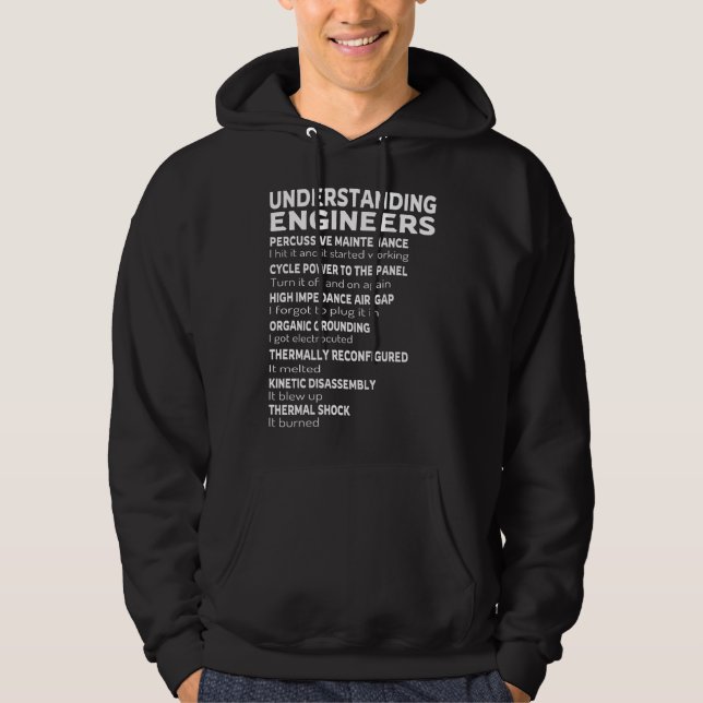 Veste À Capuche compréhension des ingénieurs (Devant)