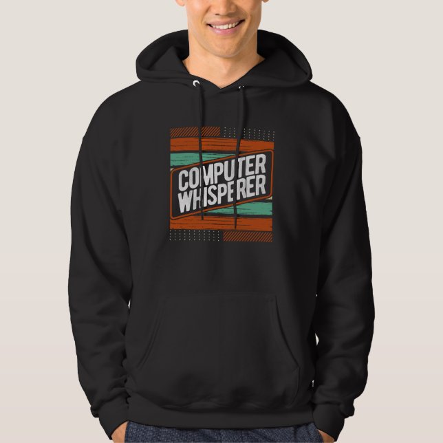 Veste À Capuche Computer Specialist Humor Computer Whisperer Progr (Devant)