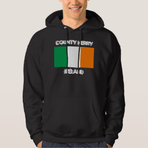 Veste À Capuche Comté de Kerry, Irlande avec drapeau irlandais