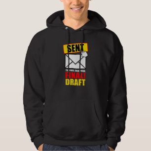 Veste À Capuche Concepteur Graphique Création Drôle Envoyé Courrie