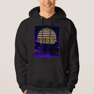 Veste À Capuche Conception à vagues violentes hommes