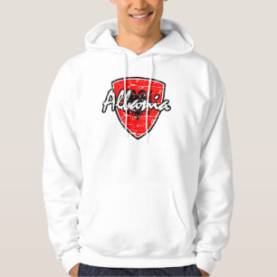 Veste À Capuche Conception affligée par drapeau albanais