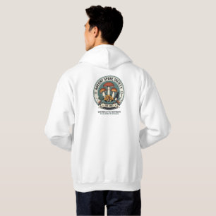 Veste À Capuche Conception de club de mycologie et de cueillette d