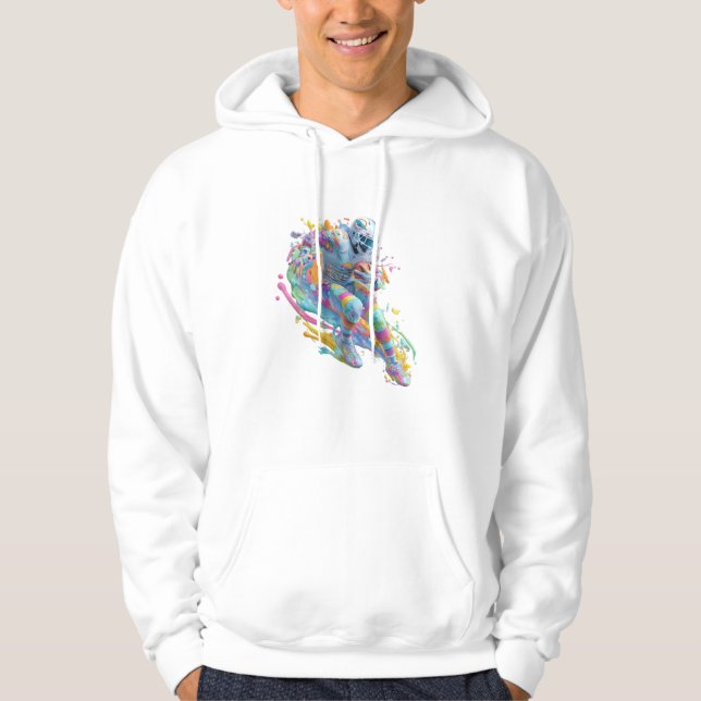 Veste À Capuche Conception de football (Devant)