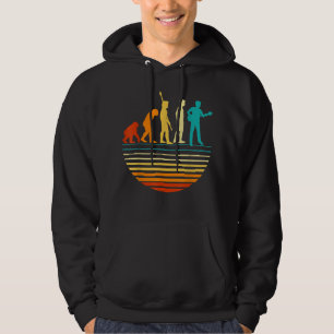 Veste À Capuche Conception de joueur de guitare rétro Guitariste I