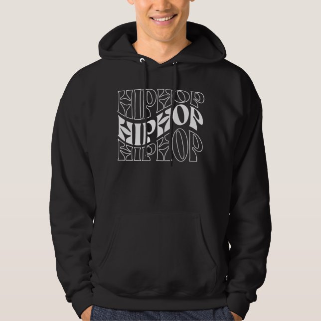 Veste À Capuche conception de logo Hip Hop (Devant)